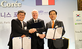 Entente avec la Cor&eacute;e du Sud