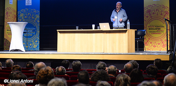 M. Peshanski au colloque Médecine et biologie du futur